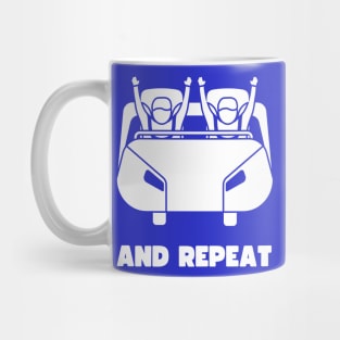 Lispe Rollercoaster Ride And Repeat Amusement Park Mug